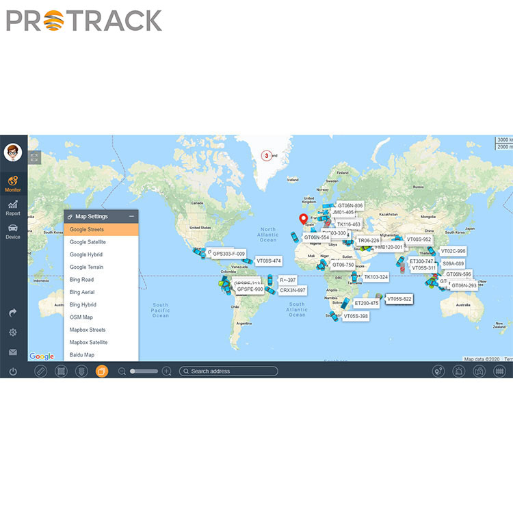 GPS 추적 소프트웨어 플랫폼의 전신입니다.